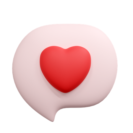 Love message  3D Icon