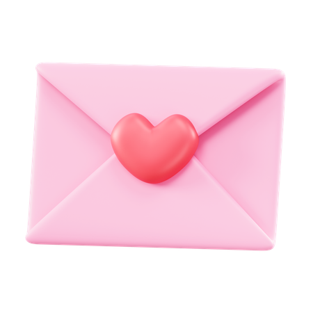 Love Message  3D Icon