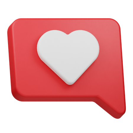 Love Message  3D Icon
