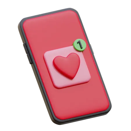 Love Message 3D Icon