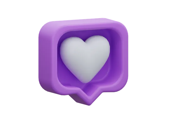 Love Message 3D Icon