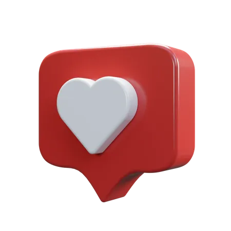 Love Message  3D Icon