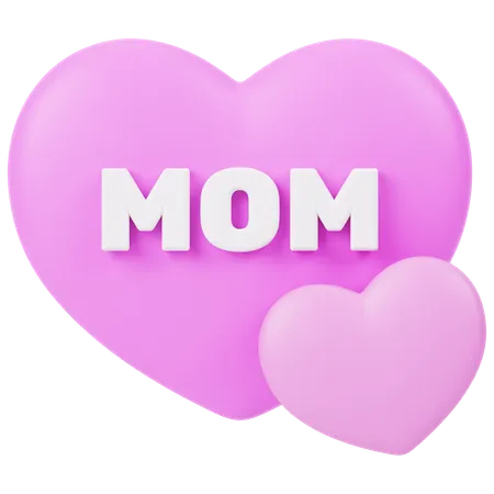 ママ大好き  3D Icon