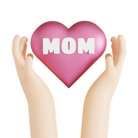 Love Mom  3D Icon