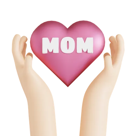 Love Mom  3D Icon