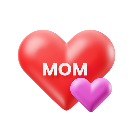 Love Mom  3D Icon