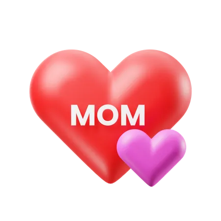 Love Mom  3D Icon