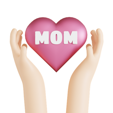 Love Mom  3D Icon
