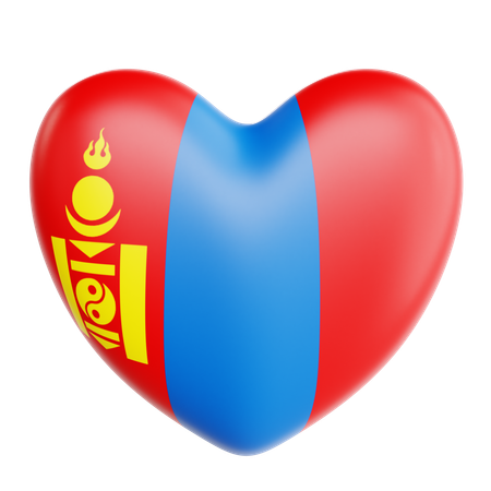 Love Mongolia  3D Icon