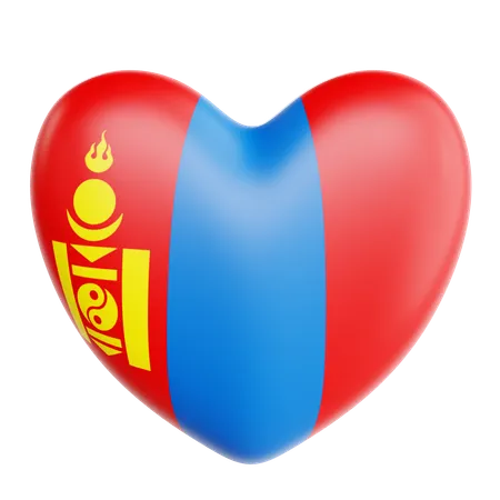 Love Mongolia  3D Icon