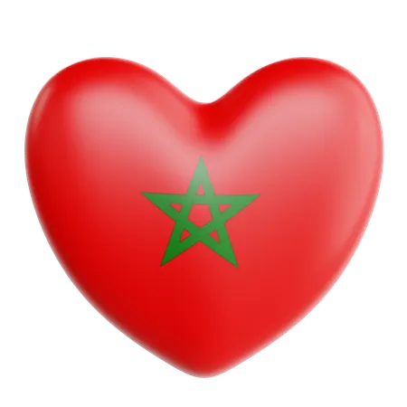 Love Morocco  3D Icon