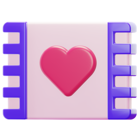 LOVE MOVIE  3D Icon