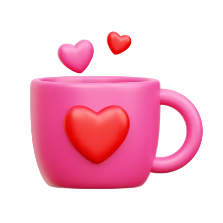 Premium Vector  Icons for valentines day cups mugs with coffee