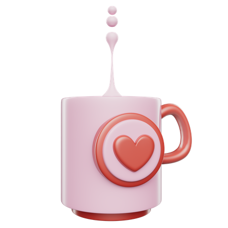 Love Mug  3D Icon