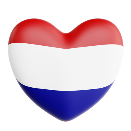 Love Netherlands  3D Icon