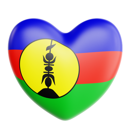 Love New Caledonia  3D Icon