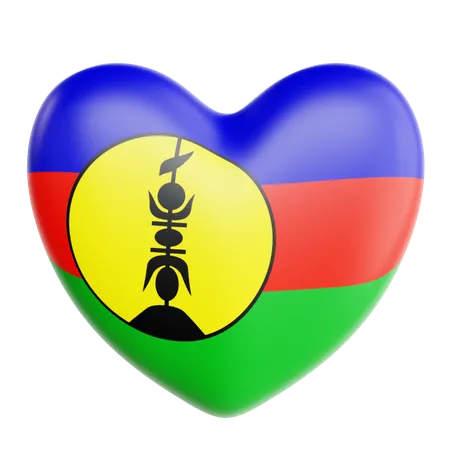 Love New Caledonia  3D Icon