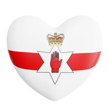 Love Northern Ireland  3D Icon