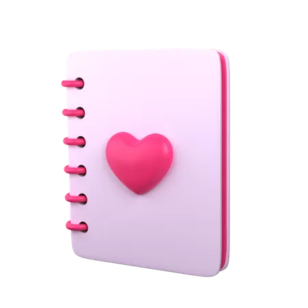 Love Note Valentine 3 D Icon 3D Icon