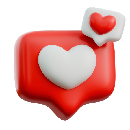 Love Popup  3D Icon