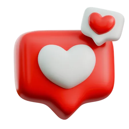 Love Popup  3D Icon