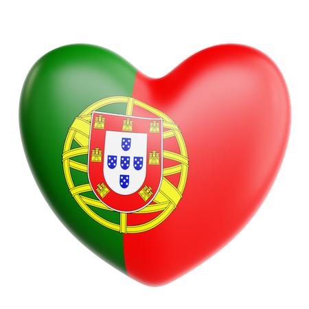 Love Portugal  3D Icon