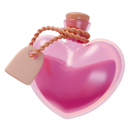 Love Potion  3D Icon