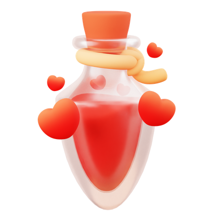 Love potion  3D Icon
