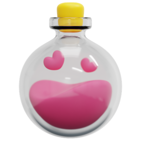 Love Potion  3D Icon