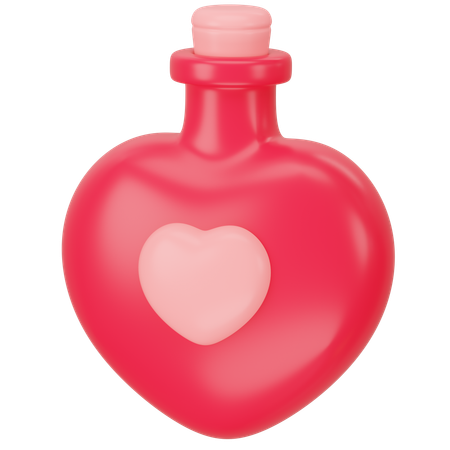 Love Potion  3D Icon