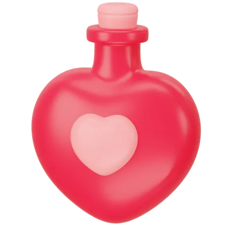 Love Potion  3D Icon