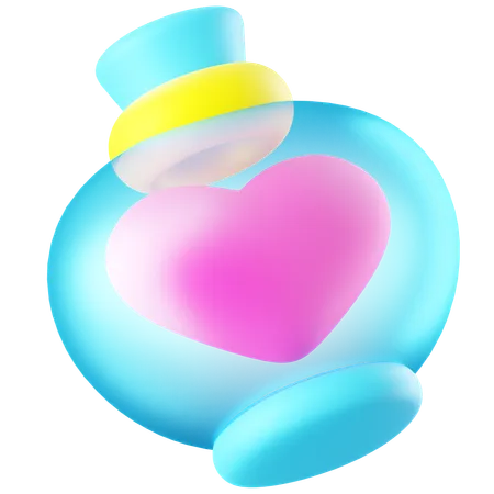 Love Potion  3D Icon