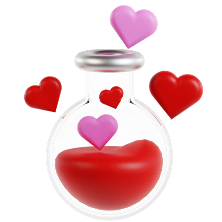 Love Potion  3D Icon