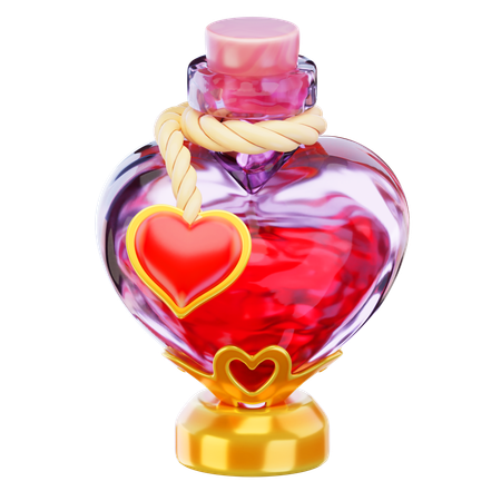 Love Potion  3D Icon