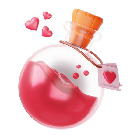 Love Potion  3D Icon