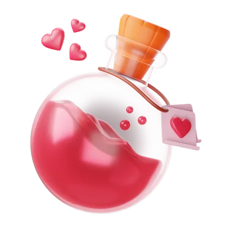 Love Potion  3D Icon