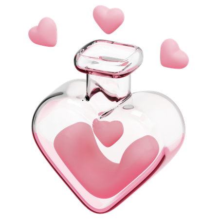 Love Potion  3D Icon