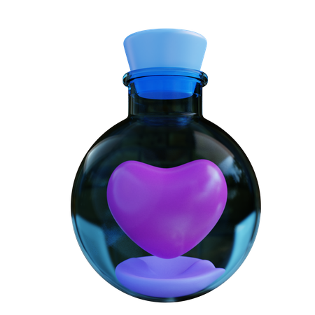 Love Potion  3D Icon