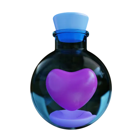 Love Potion  3D Icon