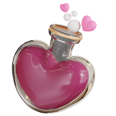 Love Potion  3D Icon