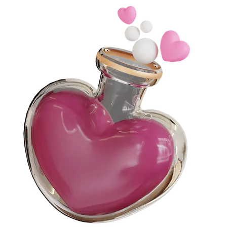 Love Potion  3D Icon