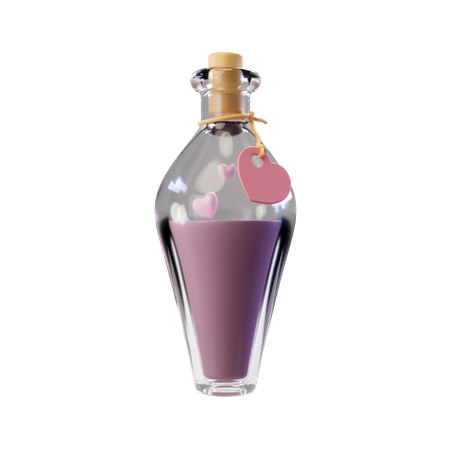 Love Potion  3D Illustration