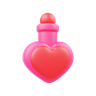 3d love potion logo
