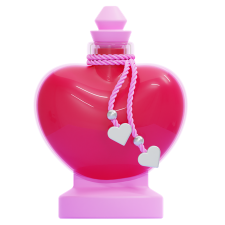 Love Potion Bottle  3D Icon