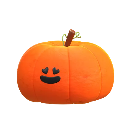 Love Pumpkin  3D Icon