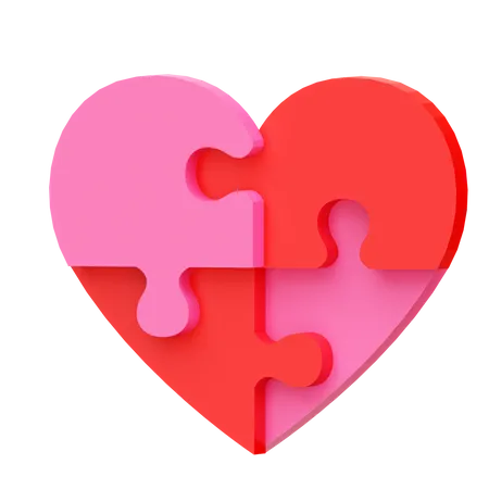 Love Puzzle  3D Icon
