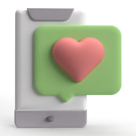 Love Reaction  3D Icon