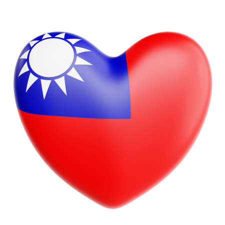 Love Republic of China  3D Icon