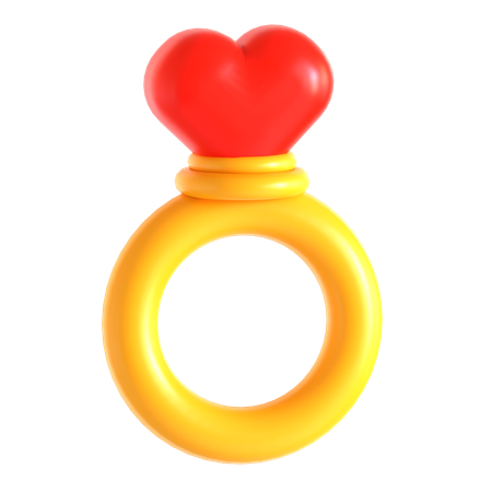 Love Ring  3D Icon