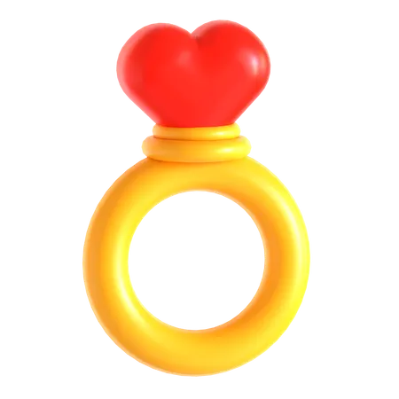 Love Ring  3D Icon